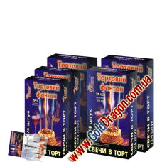 TF-1/10-40 - Тортовая свеча 10 см. 40 сек. TF-1/10-40 - Тортовая свеча 10 см. 40 сек.